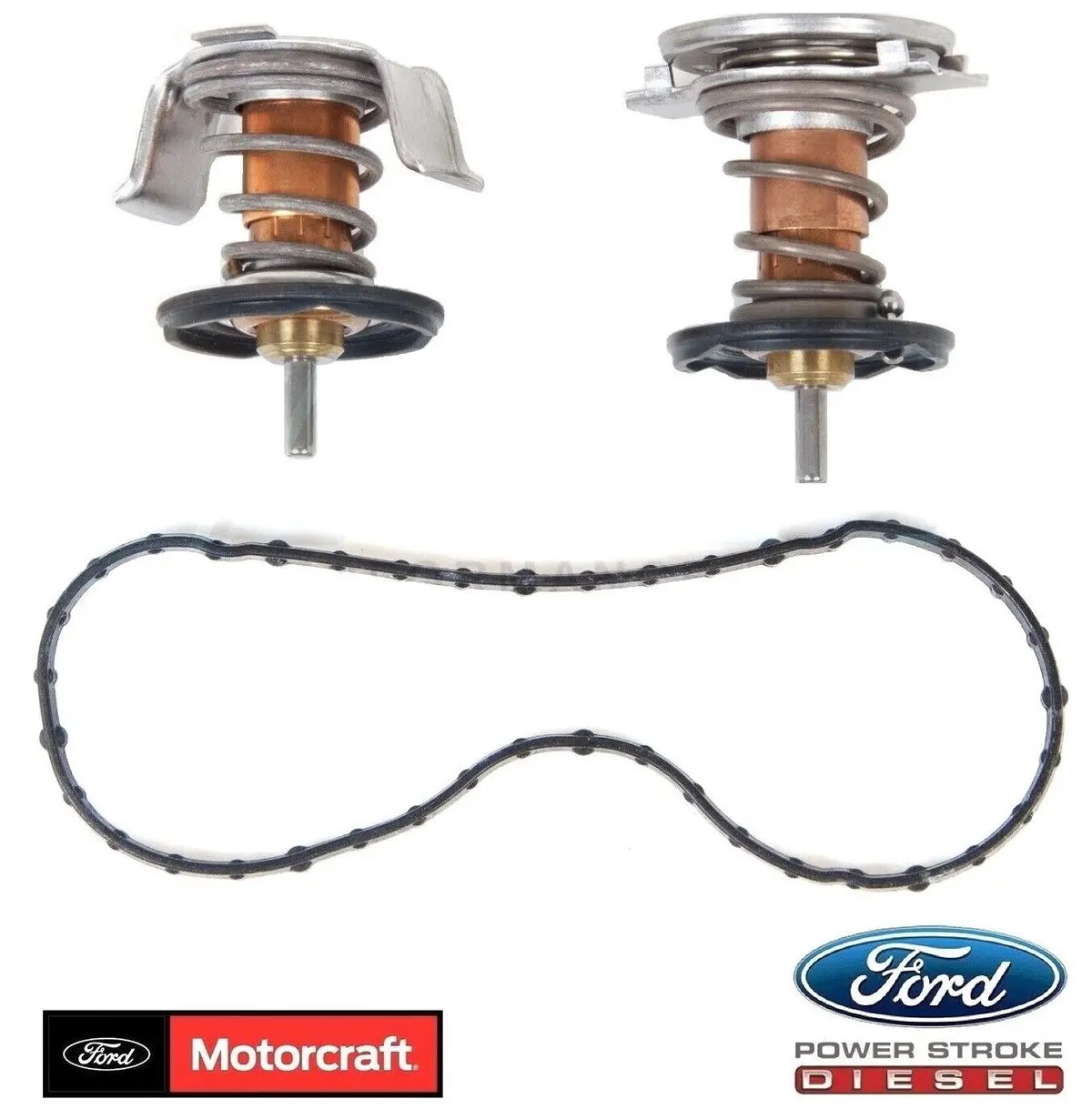 08-10 Ford 6.4L 6.4 Powerstroke Diesel Oem Motorcraft Thermostats F250 F350 F450 1