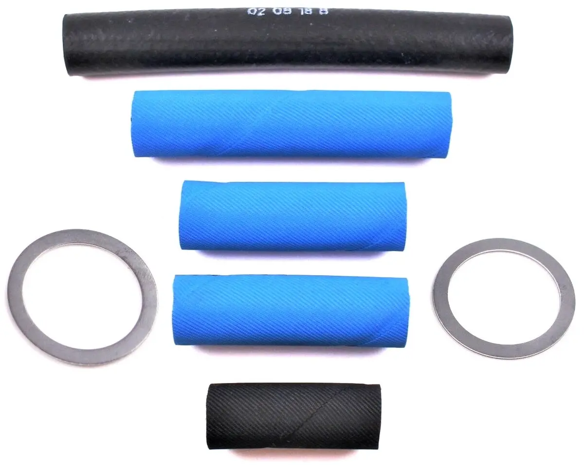 1994-1997 Ford 7.3L Powerstroke Diesel Fuel Filter Lift Pump Hose Lines W/ Oem Banjo Washers 1