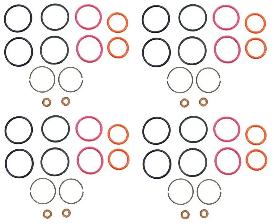 Dorman 904-206 X4 Fuel Injector O-Ring Complete Set 94-03 7.3L Powerstroke 1