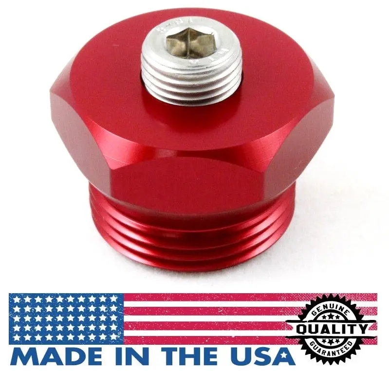 99-03 F-250/350 7.3L Powerstroke Diesel Billet Aluminum Air Intake Heater Delete Red 1