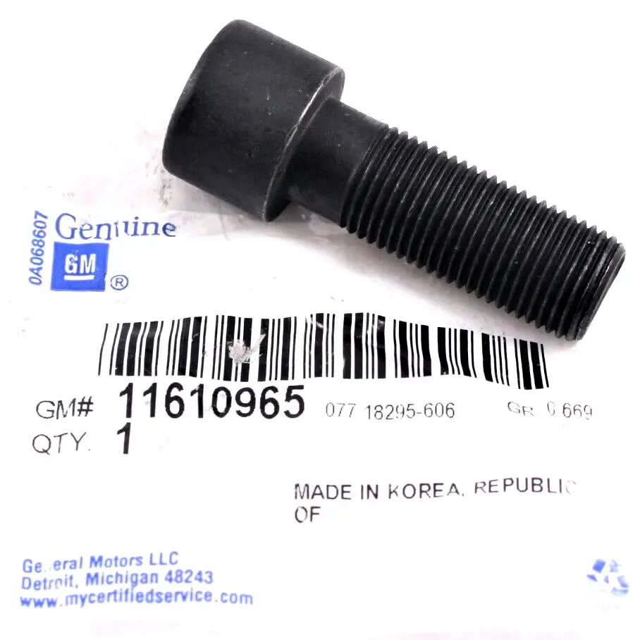 Oem 11610965 Flexplate Bolts 2001-2024 Gm 6.6L Duramax Lb7 Lly Lbz Lmm Lml L5p 2