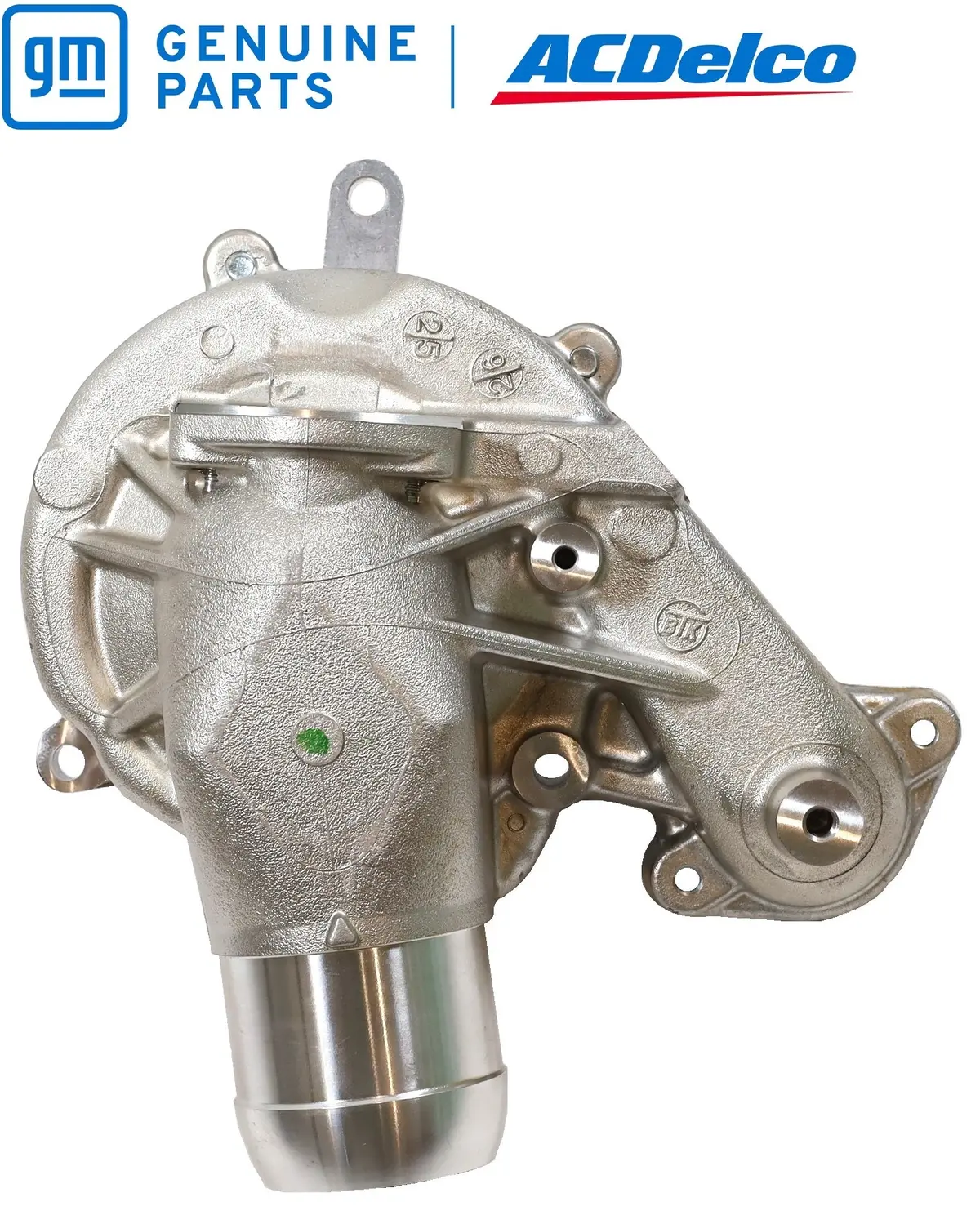Gm 12637105 Water Pump 6.6L Duramax Lbz Lmm Lml Diesel Acdelco 251-748 Oem 1