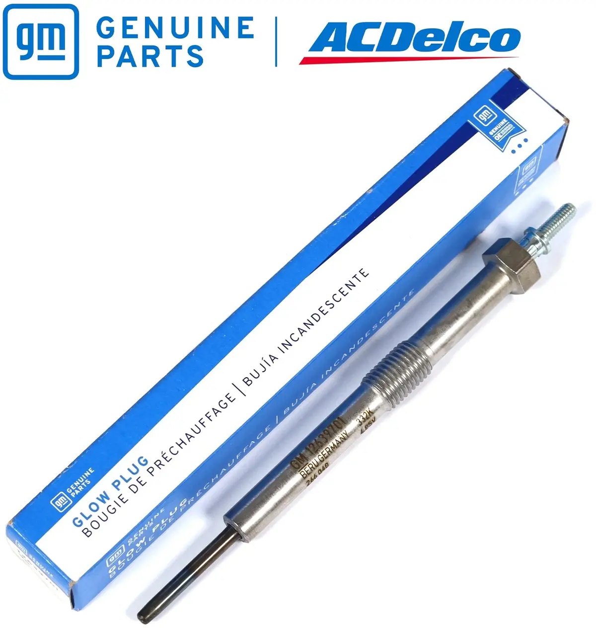 Genuine Oem Gm 12639701 / 9G Diesel Glow Plug Lmm Lml Lbz Duramax 6.6L Silverado 1