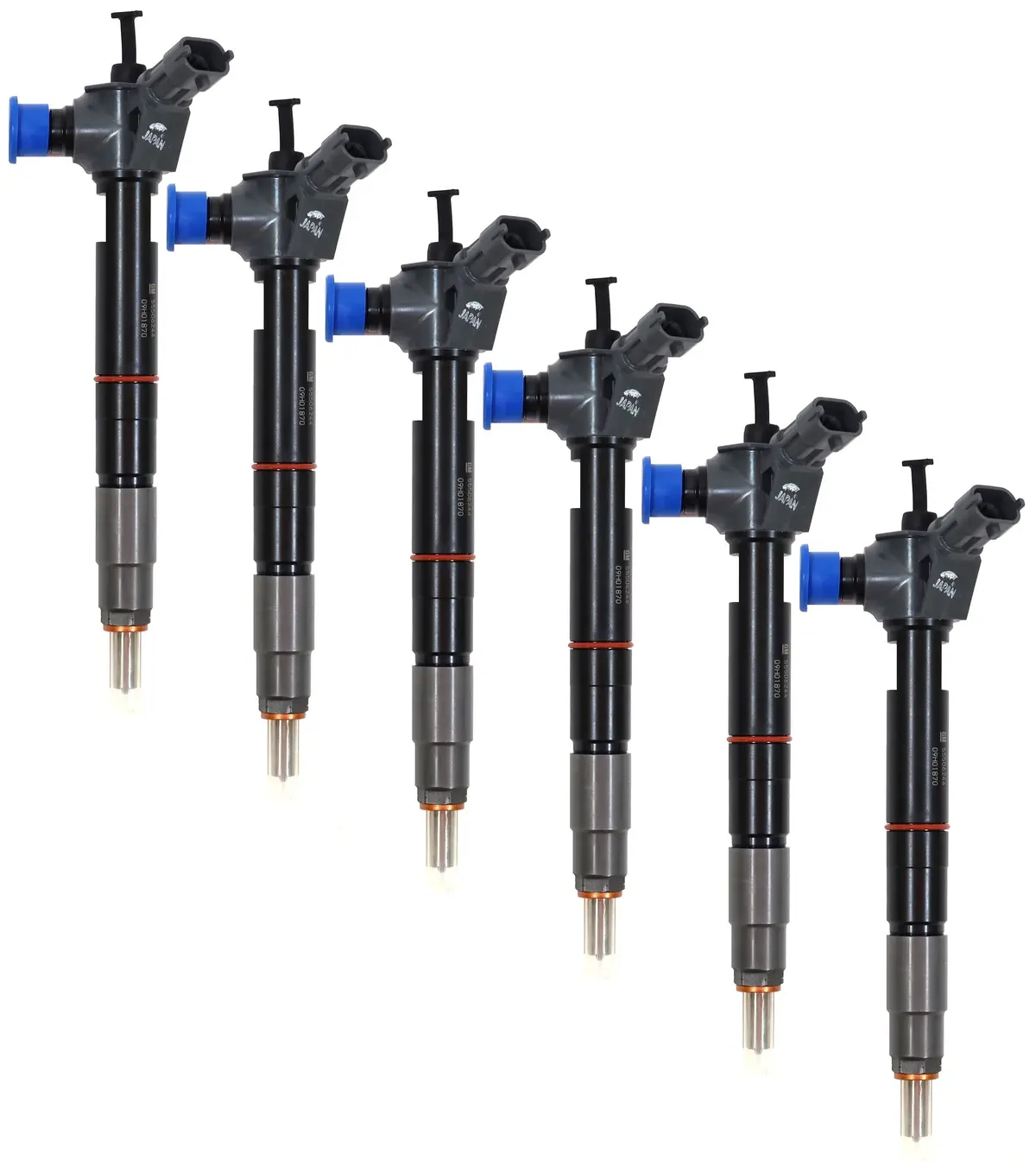 Set Of 6 Gm 55506244 Fuel Injector 2020–2024 3.0L Lm2 Duramax Silverado Sierra 1