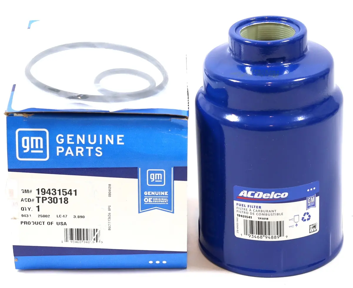 Gm Acdelco Tp3018 Fuel Filter 2001–2016 Duramax Lb7 Lly Lbz Lmm Lml Silverado Sierra 1