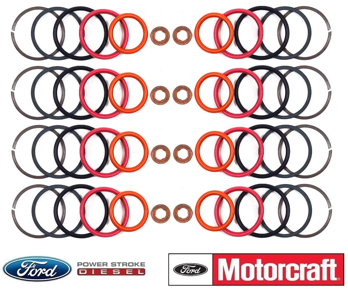 94–03 7.3L Powerstroke Injector O-Rings Full Set Of 8 Genuine Motorcraft Cm-5010 1