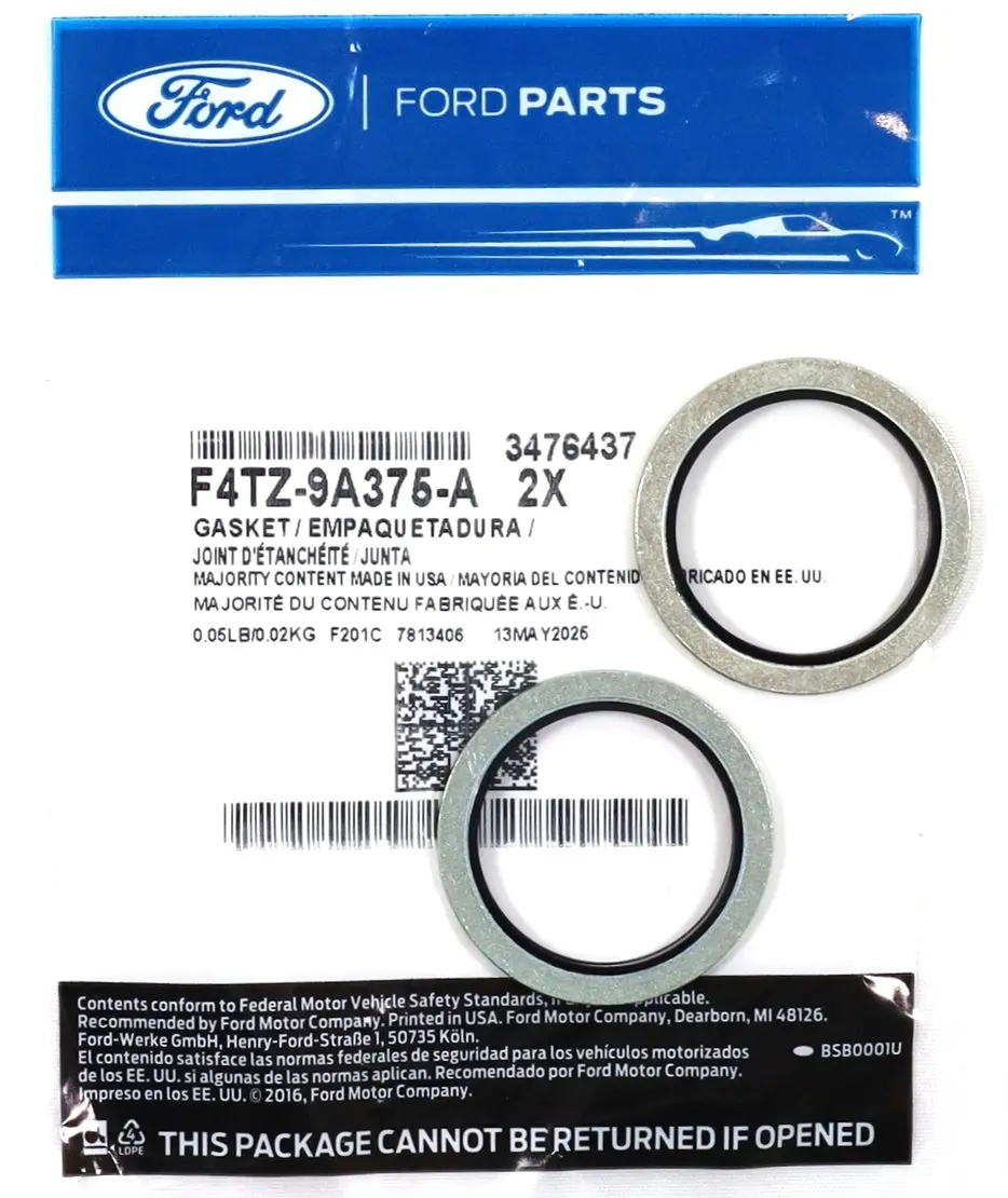 94-97 Ford F250 F350 7.3L Powerstroke Oem Fuel Pump Banjo Bolt Washers 1
