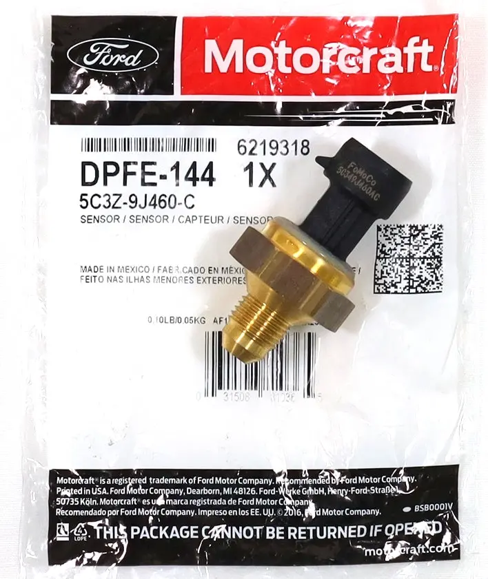 2005–2007 6.0L Powerstroke Exhaust Back Pressure Ebp Sensor Motorcraft Dpfe-144 1