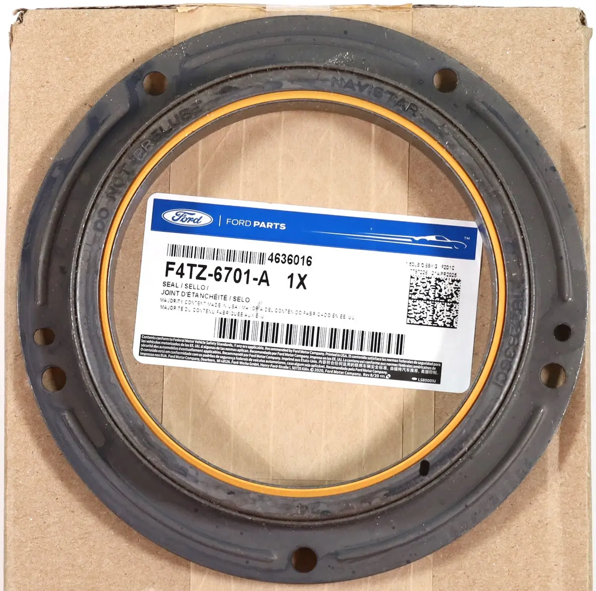 Genuine Oe Ford F4tz-6701-A Rear Main Seal For 1994-2003 7.3L Powerstroke Diesel 1