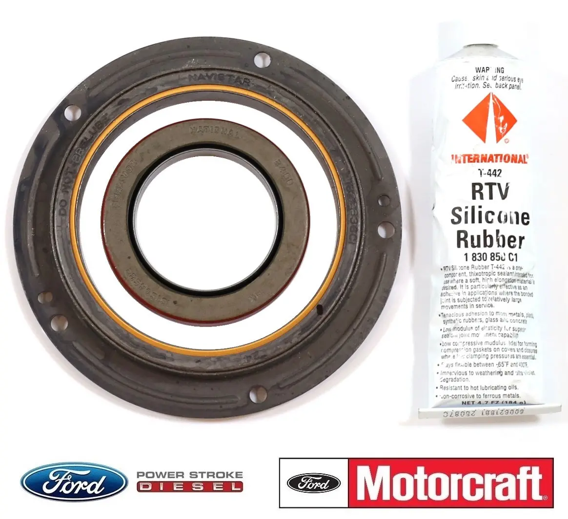 1994.5-2003 Ford 7.3L Powerstroke Diesel Front & Rear Main Seal Kit Genuine Oem 1