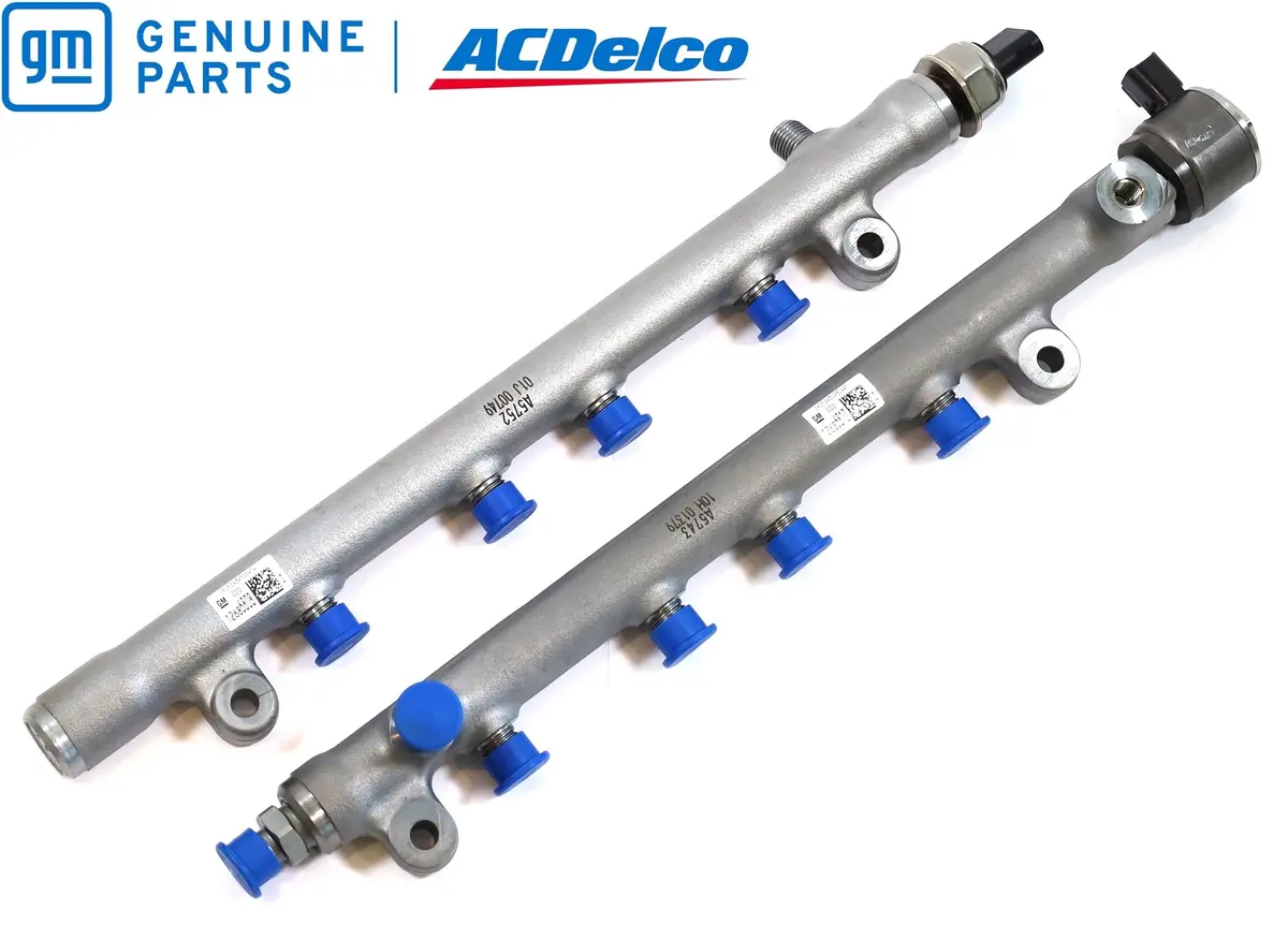 Genuine Gm 12686808 / 12686810 Fuel Rail Set & Sensors For 2017-2025 L5p Duramax 1