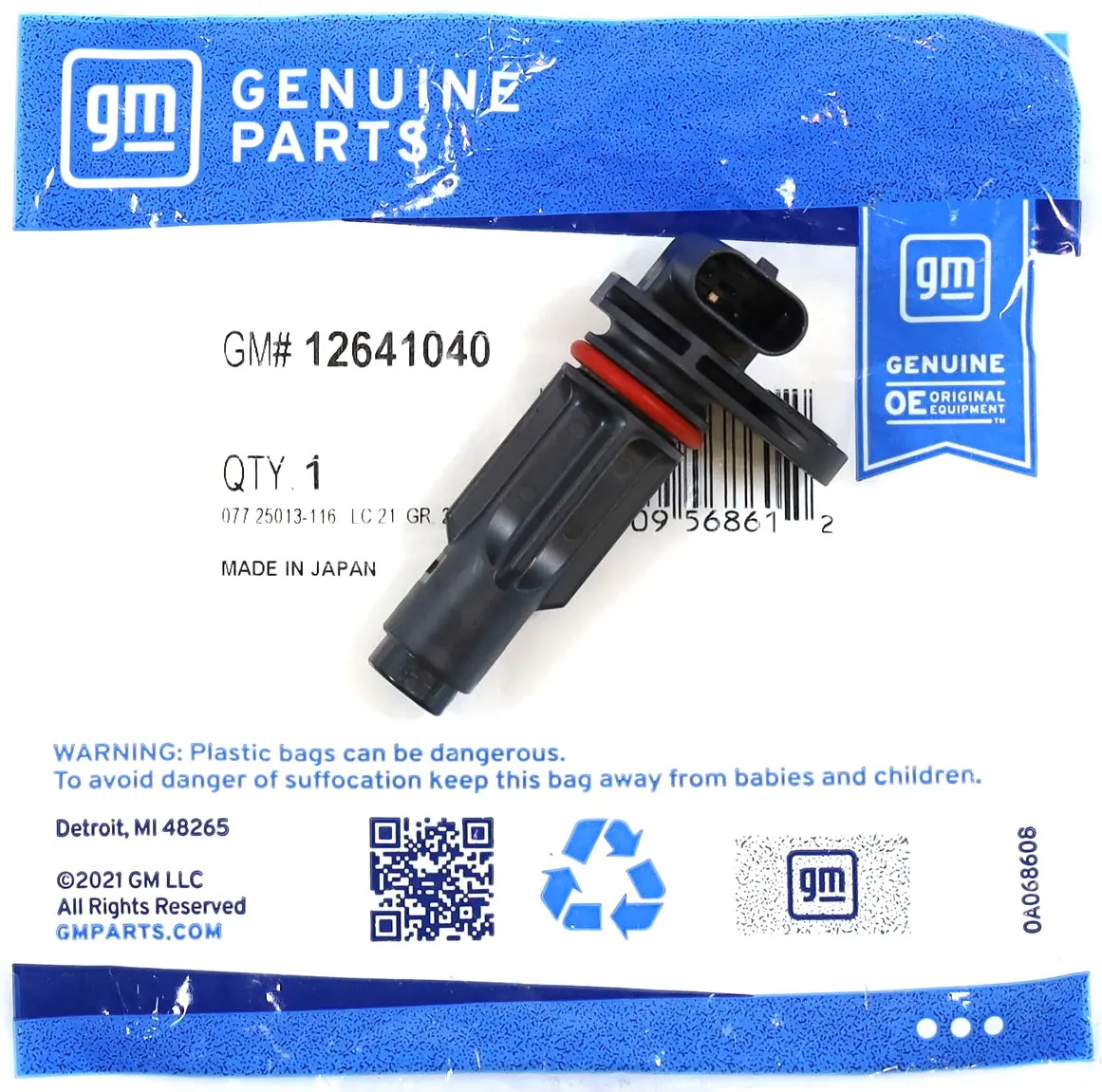 Genuine Gm 12641040 Crankshaft Position Sensor 2017–2025 L5p Duramax Diesel 1