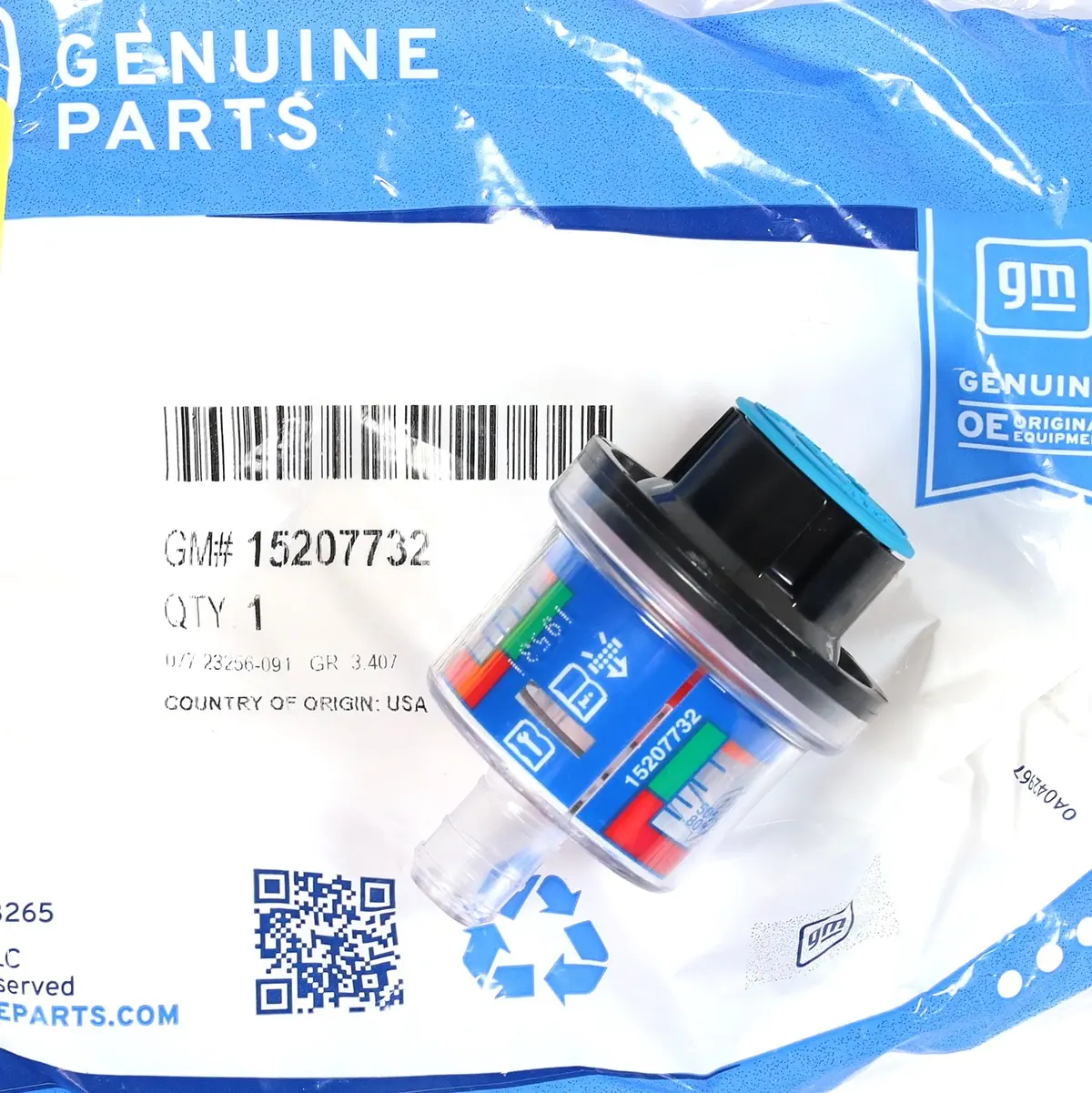 2001-2010 Lbz Lmm 6.6L Duramax Air Cleaner Restriction Indicator Oem Gm 15207732 1