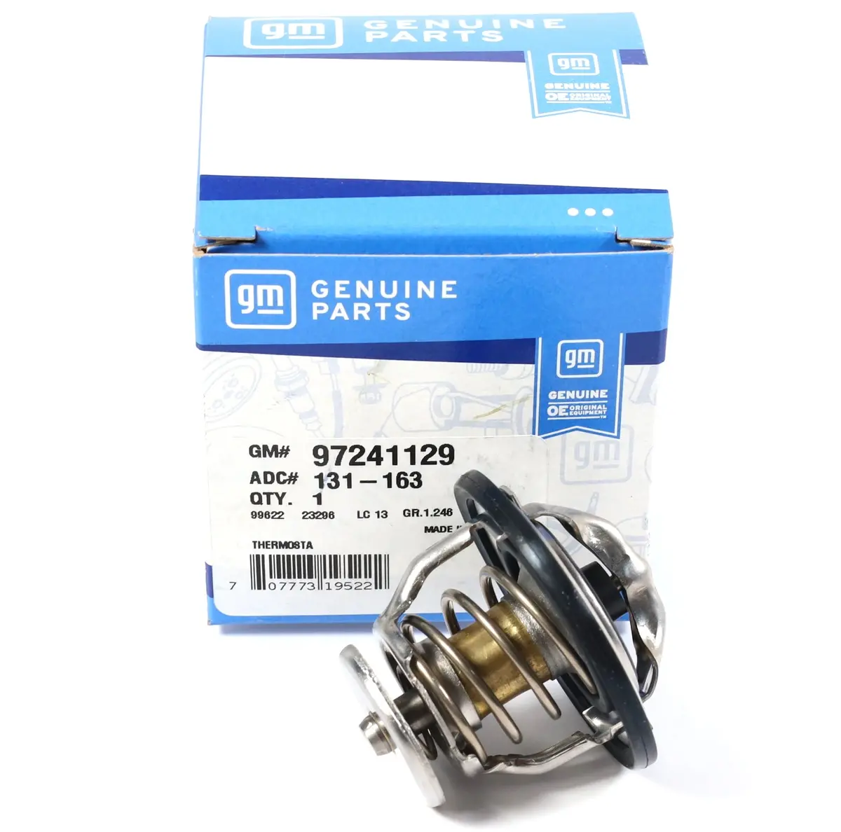 Gm 97241129 Acdelco 131-163 Thermostat Front 185 Degree 2001-2018 Duramax Diesel 1