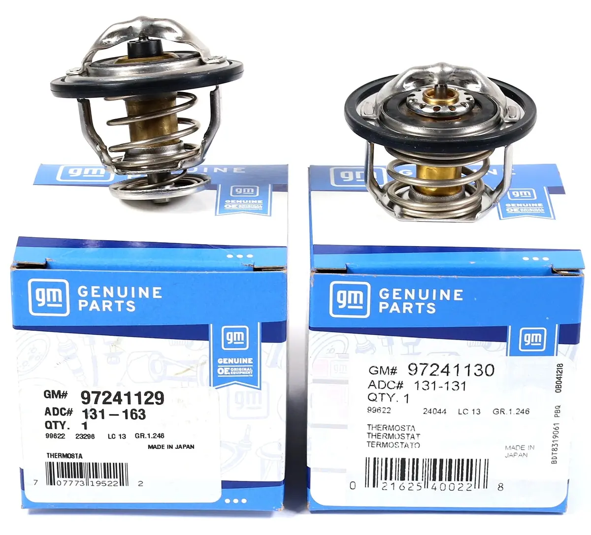 Genuine Gm Acdelco 180° & 185° Thermostat Kit Front Rear 2001-2018 Duramax Diesel 1