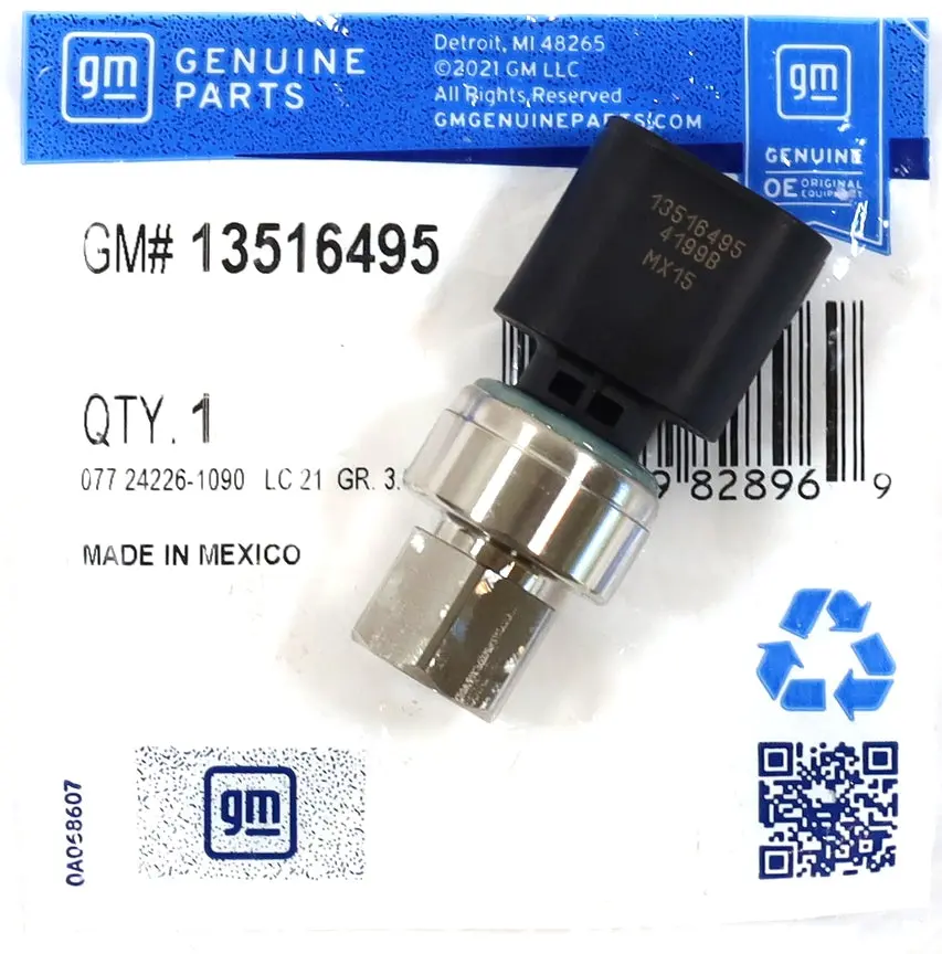 Genuine Gm 13516495 Rear Fuel Pressure Sensor 2017–2025 L5p Duramax 6.6L Diesel 1