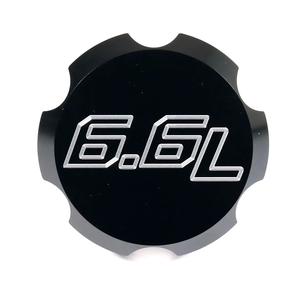 Bwd Black Billet Aluminum Engine Oil Cap 2001-2024 Chevy/Gmc Duramax Diesel 6.6L 1