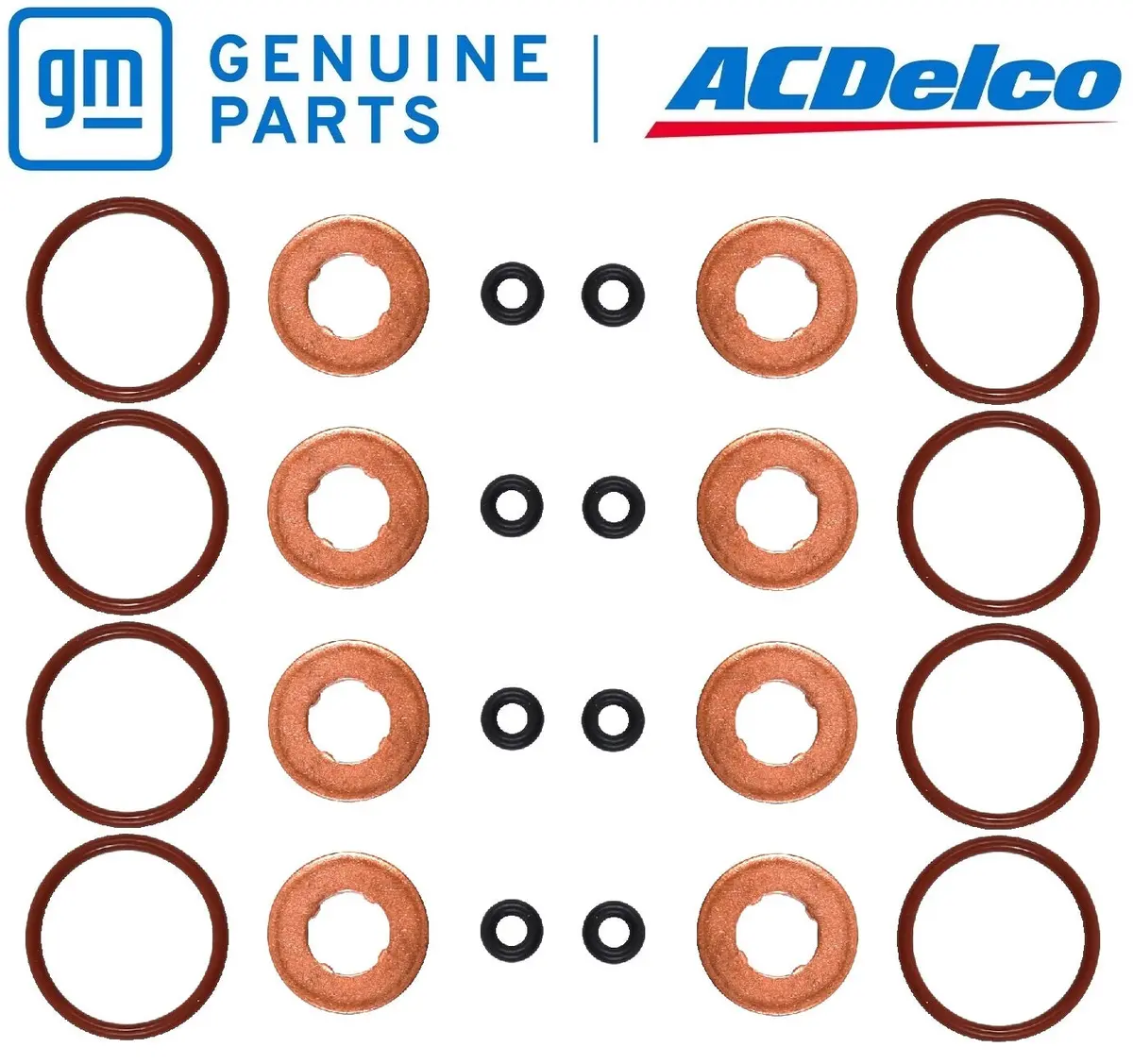 2011–2016 Lml Duramax Fuel Injector Seal O-Ring Kit Genuine Gm 19256465 / 217-3438 1