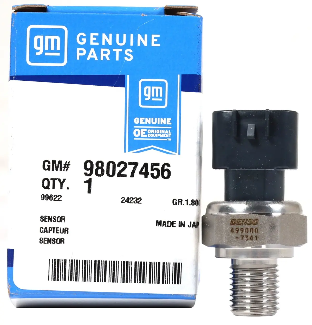 Genuine Oem Gm 98027456 Oil Pressure Sensor 2003-2010 Duramax Lb7 Lly Lbz Lmm 1