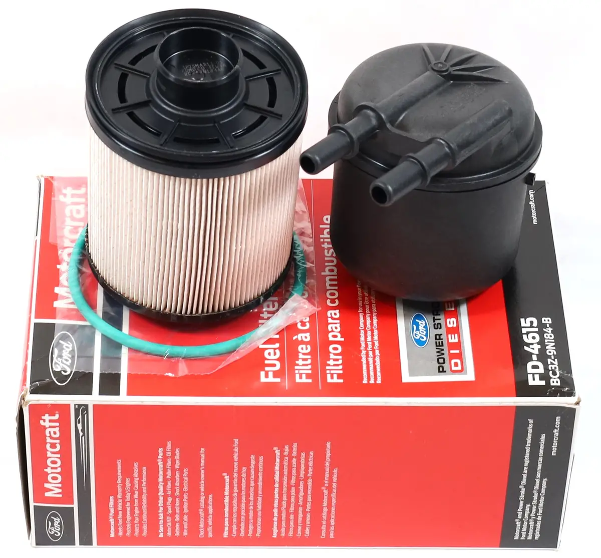 Genuine Motorcraft Fd-4615 Fuel Filter Kit Fits 2011–2016 Ford 6.7L Powerstroke 1