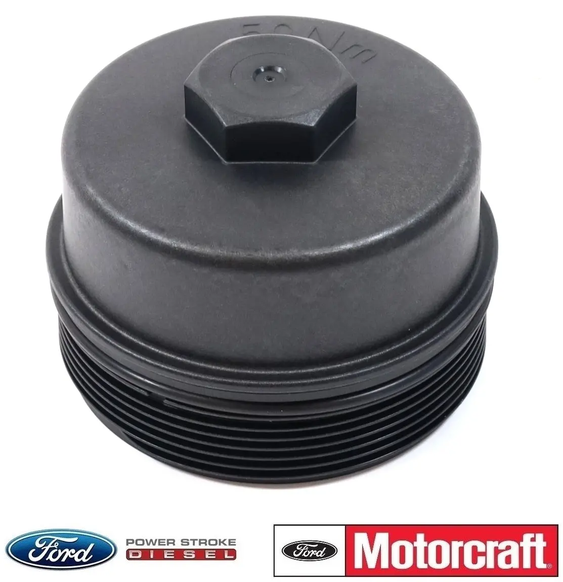 2008–2010 6.4L Powerstroke Secondary Fuel Filter Cap Genuine Ford 8C3z-9C165-A 1