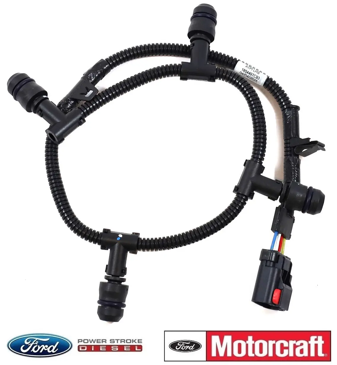 2004.5-2007 6.0L Ford Powerstroke Glow Plug Harness Driver Side 5C3z-12A690-A 1
