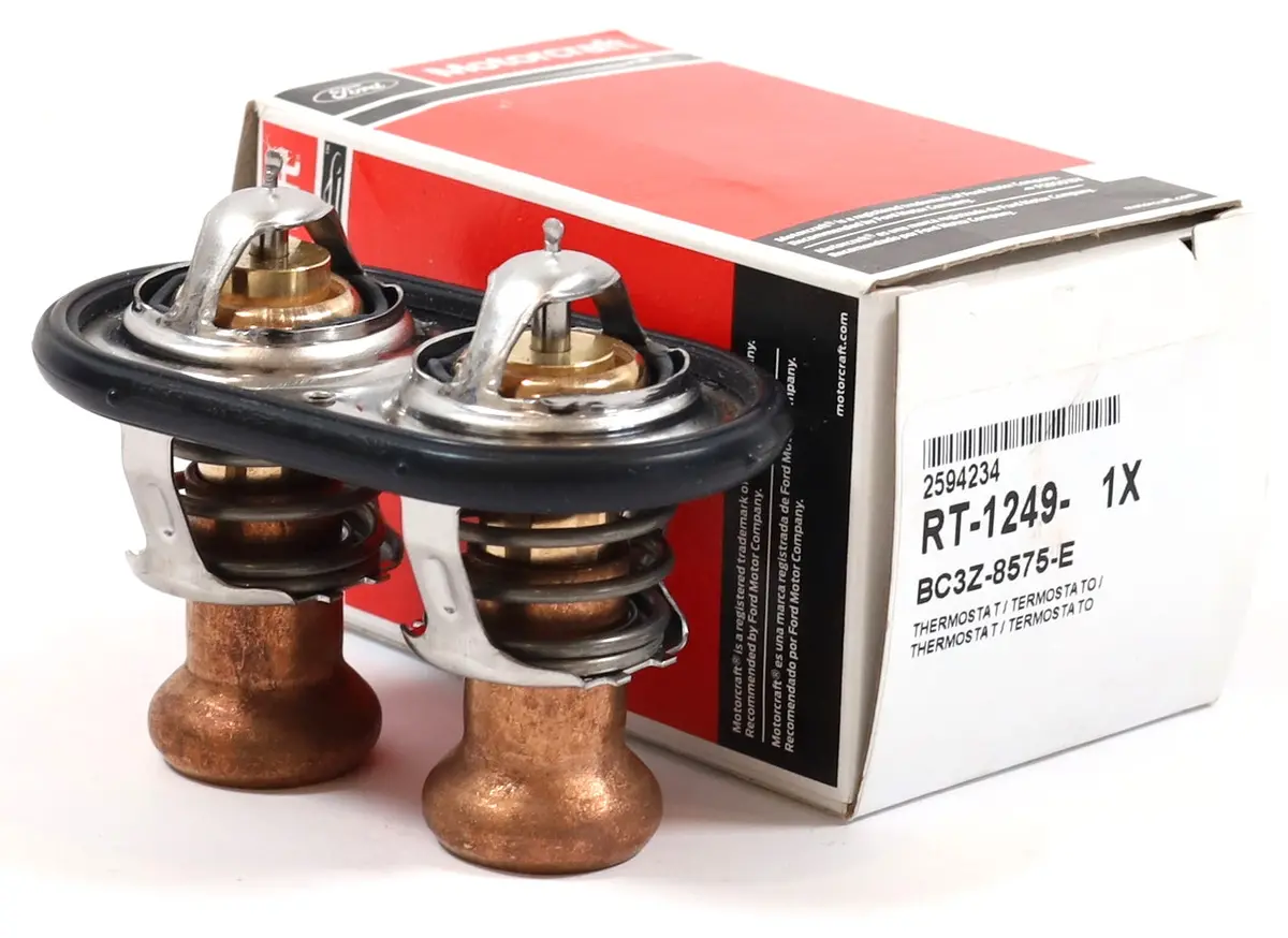 Motorcraft Rt-1249 Dual Thermostat 2011-2025 6.7L Powerstroke Bc3z-8575-E 1