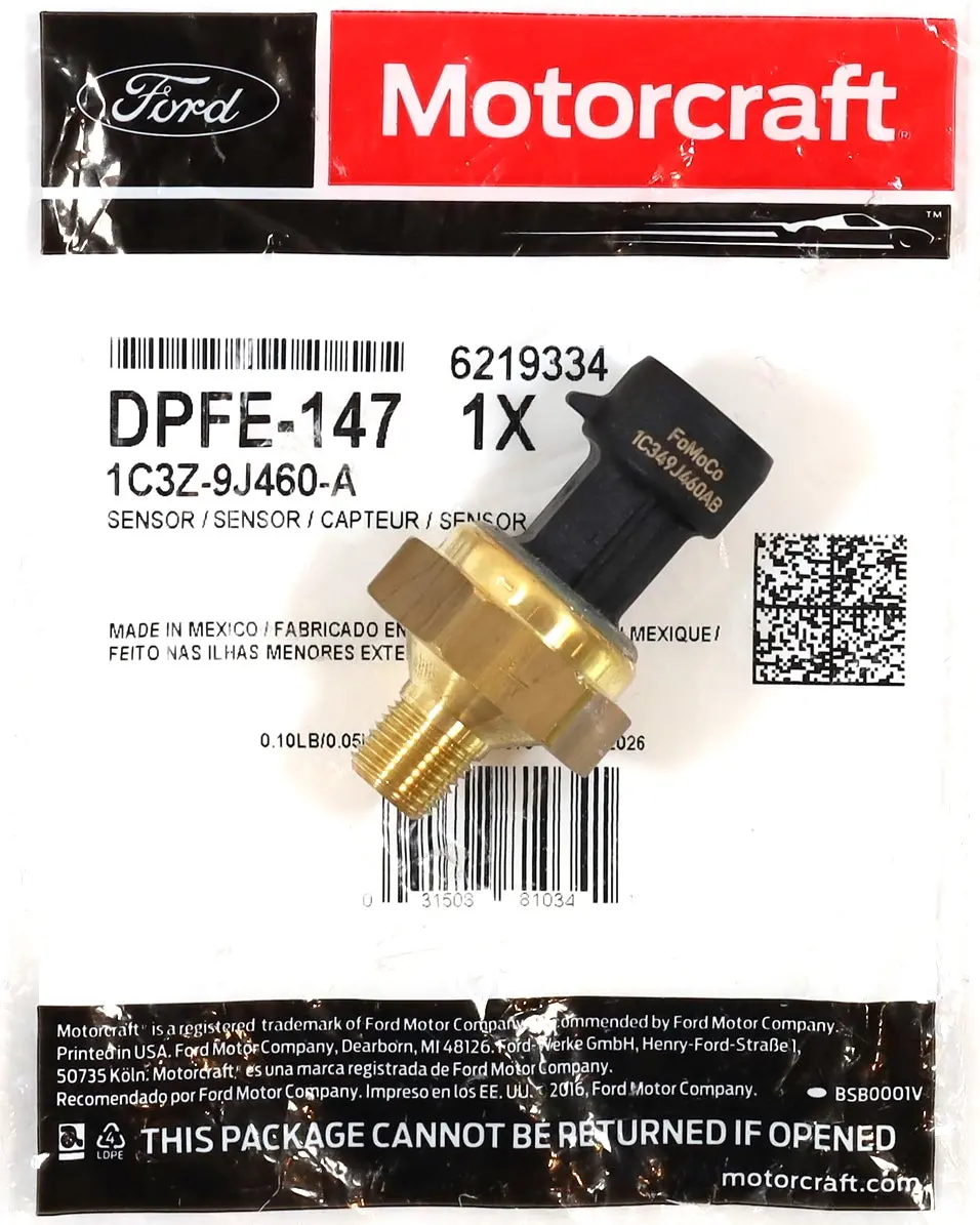 Motorcraft Dpfe-147 Exhaust Back Pressure Ebp Sensor 1994-1996 7.3L Powerstroke 1