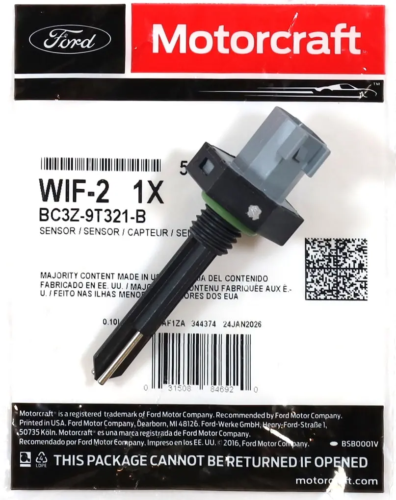 Motorcraft Wif-2 / Bc3z-9T321-B Hfcm Water In Fuel Wif Sensor 11-16 6.7L Powerstroke 1