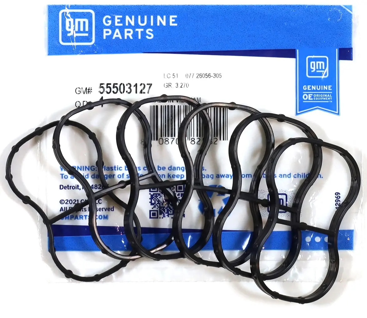 Genuine Gm 55503127 Intake Manifold Gaskets Set Of 6 Lm2 Lz0 3.0L Duramax 1