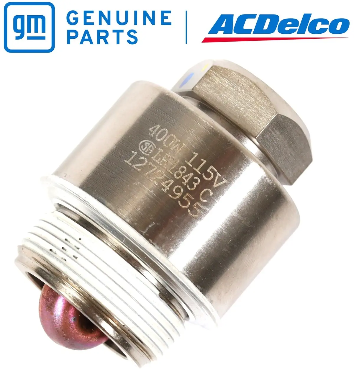 Genuine Oem Gm 12724955 Engine Block Heater Fits 2017-2019 Gm 6.6L Duramax L5p 1
