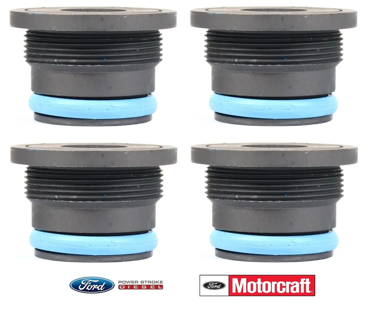 94.5-03 Ford 7.3L Cylinder Head Oil Supply Rail End Plug & Seal 4C3z-6026-Ca Oem 3