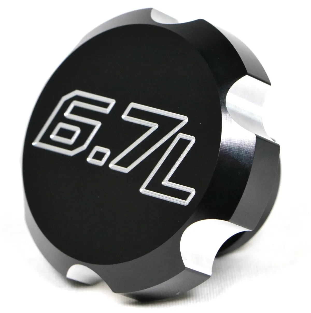 2011–2025 6.7L Ford F-250 F-350 Powerstroke Diesel Billet Aluminum Oil Cap Black 1