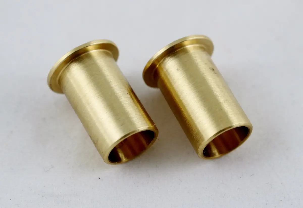 89-98 Cummins Bell Crank Throttle Shaft Linkage Bushings Pair Brass Upgrade 1