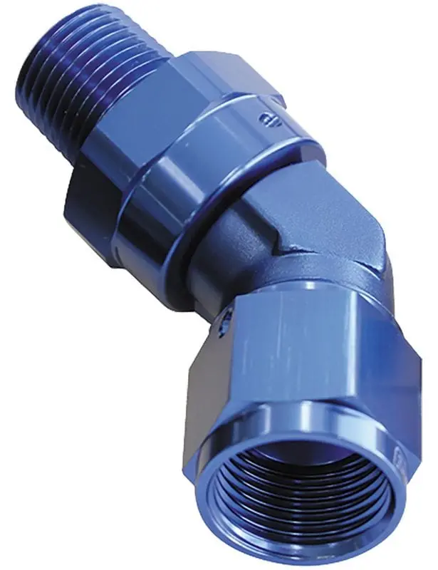 1/8" Npt To -3An Swivel Adapter – 45° Male Flare Fitting Af919-03-02 1