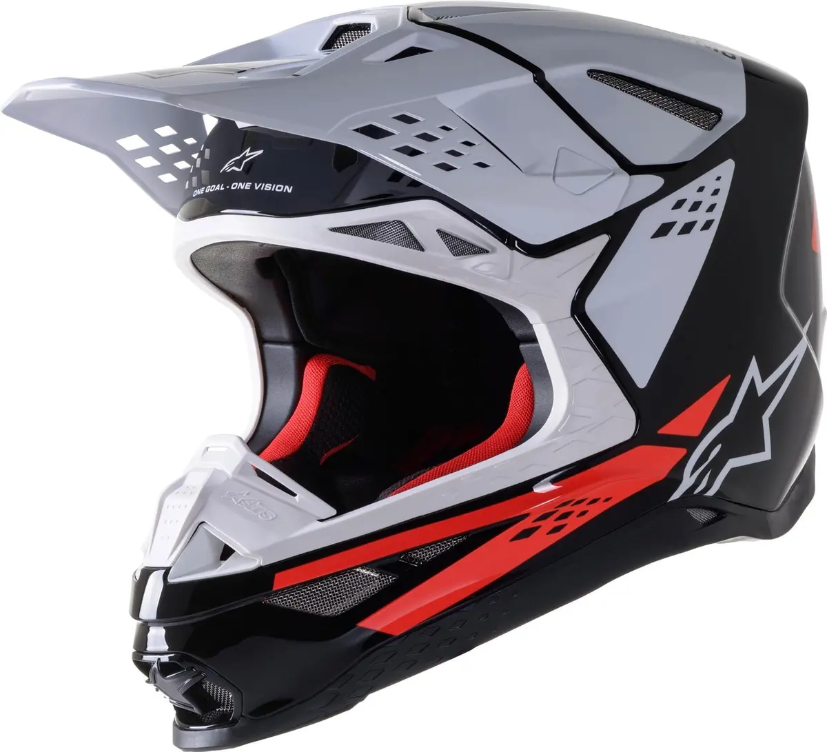 Alpinestars Mx Supertech M8 Motocross Helmet 8302922-1233-L – Certified Off-Road Protection With Ventilation System 1