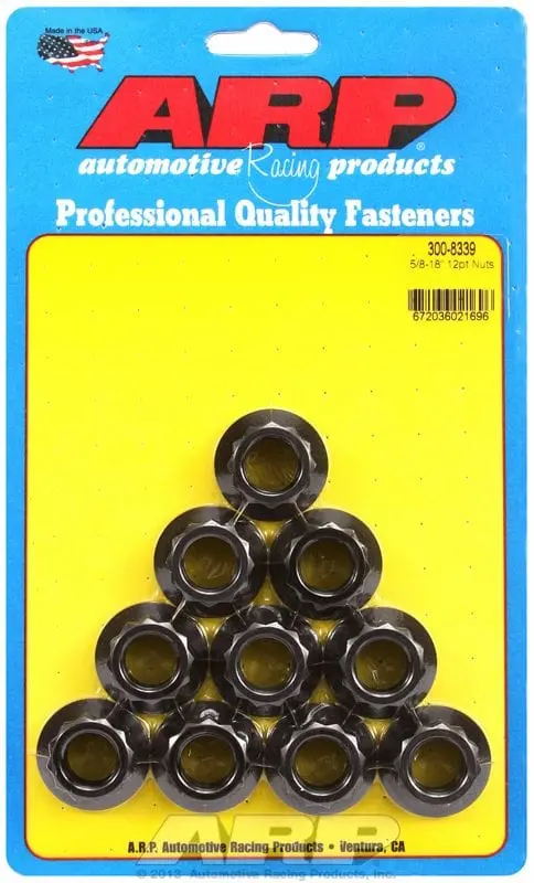 12-Point Chrome Moly Nut Ar300-8339 – Black Oxide Finish For High-Strength Fastening 1