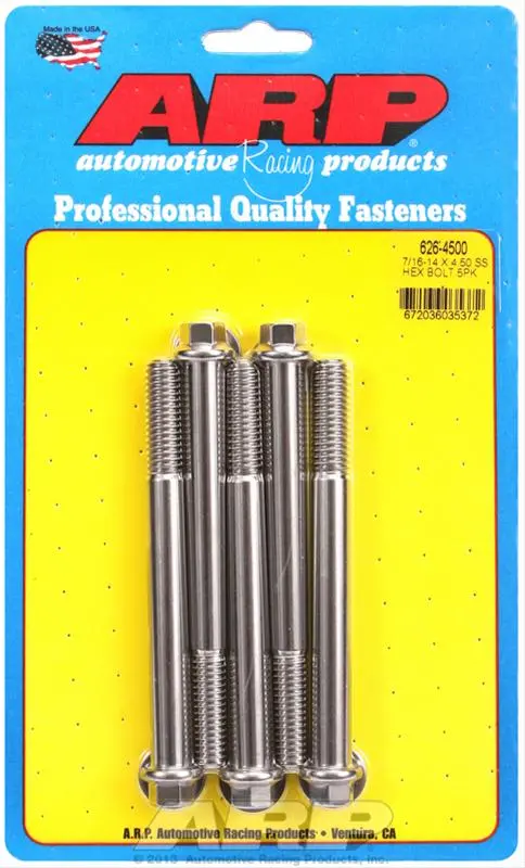 Arp 626-4500 Stainless Steel Socket Head Cap Screw Kit 1