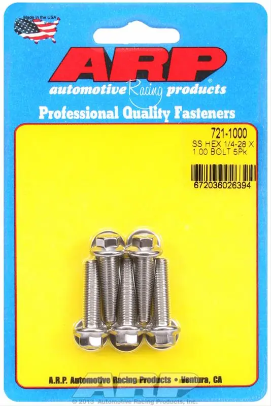 Arp 721-1000 Stainless Steel Fasteners – Corrosion-Resistant Engine Bolts 1