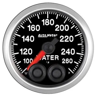 Autometer 5654 Elite Series Analog Gauge – High-Contrast, Electric-Powered Performance Meter 1