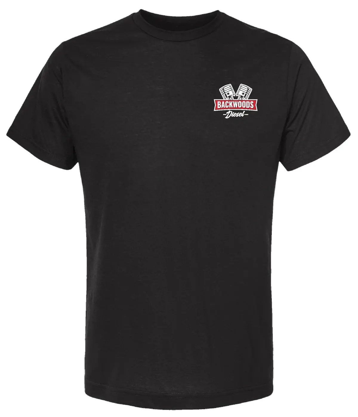 Backwoods Diesel Black T-Shirt – American Flag Edition 1