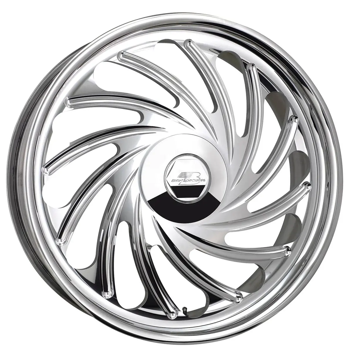 Billet Specialties Gs59 Twister Custom Wheel – Gs59249 Polished Gs Series Design 1
