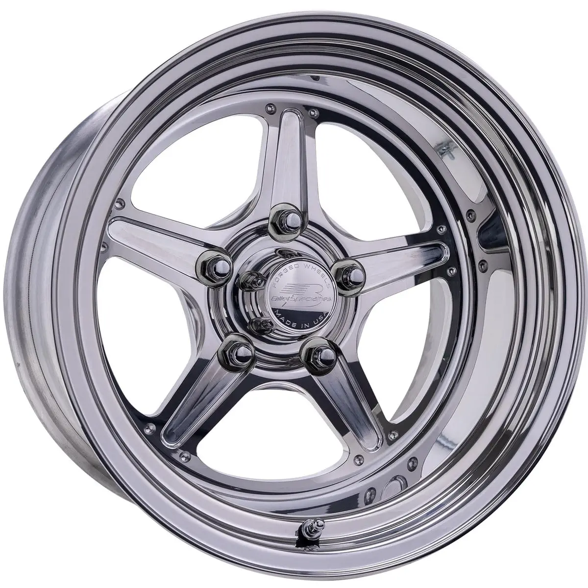Billet Specialties Rs23512L6165 Street Lite Polished Aluminum Wheels 1