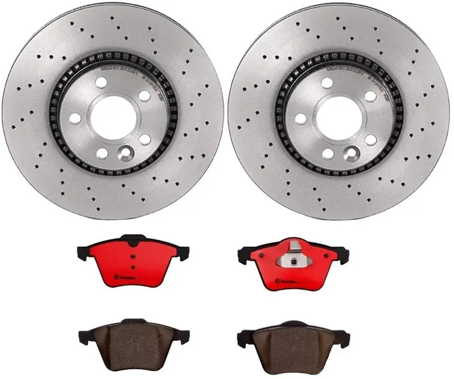 Brembo Ktx0043 Brake Pad And Rotor Kit – Gt Performance Grade 1