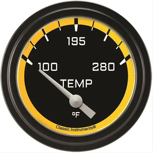 Classic Instruments Auto Cross Yellow Gauge Set Ax226Yblf-02 1