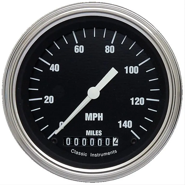 Classic Instruments Hr55Slc Hot Rod Speedometer With Modern Electronics 1