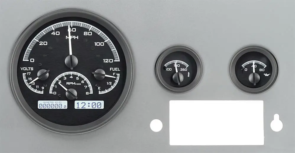 Dakota Digital Vhx-55J-K-W Direct-Fit Analog Gauge System 1