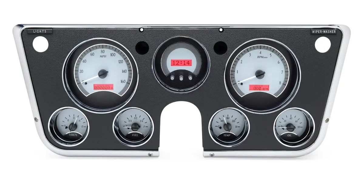 Dakota Digital Vhx-67C-Pu-S-R Analog Gauge System – Direct-Fit For Classic Trucks 1