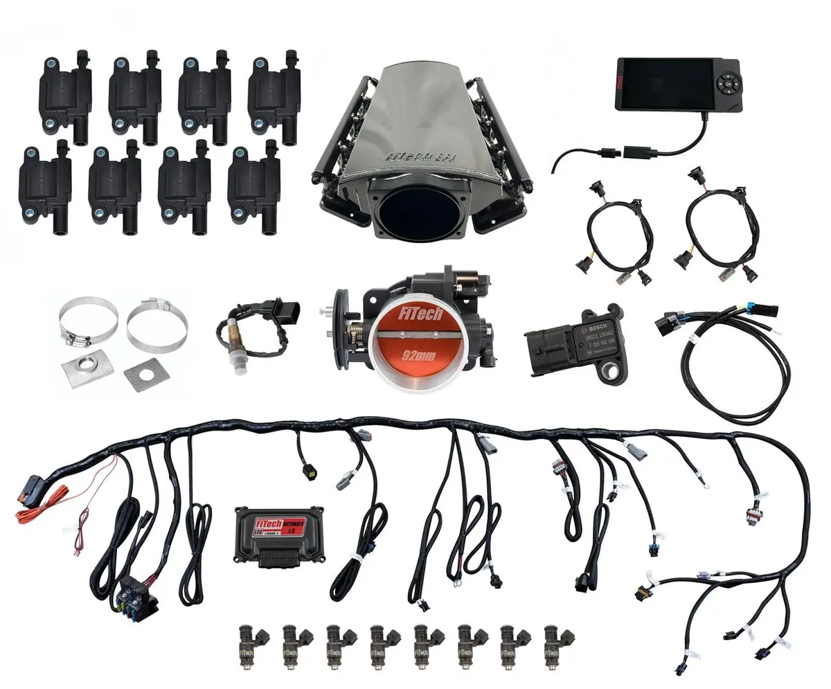 Fitech 78011 Ultimate Ls Efi System – 500 Hp Self-Tuning Kit 1