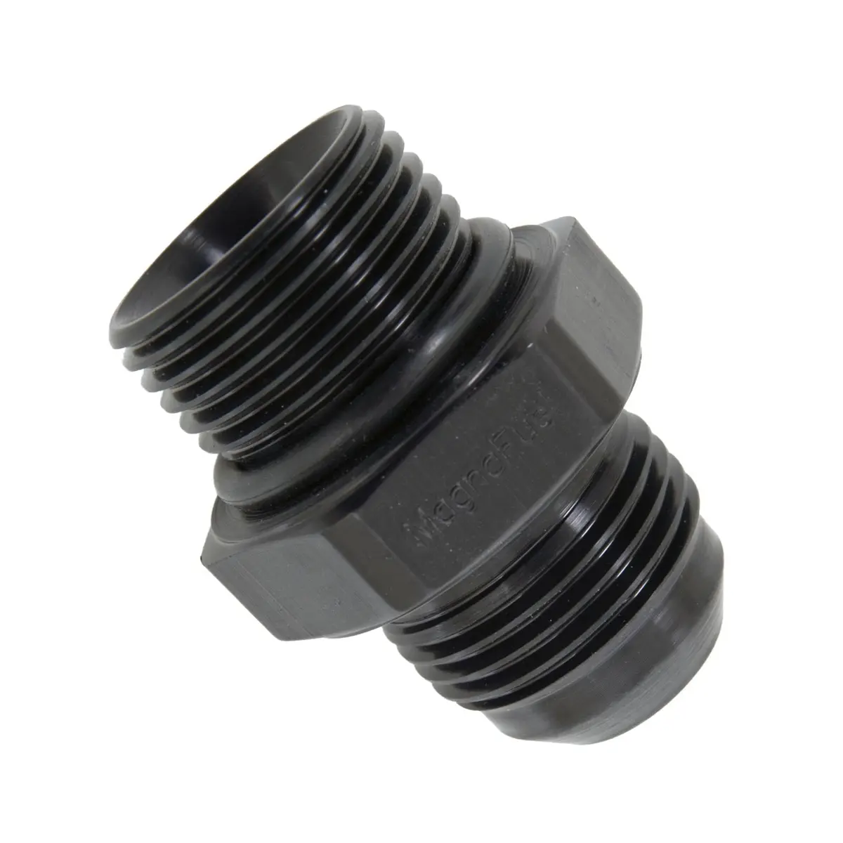 Magnafuel Mp-3009-Blk An Flare-To-Straight Hose Adapter – Black Anodized 1